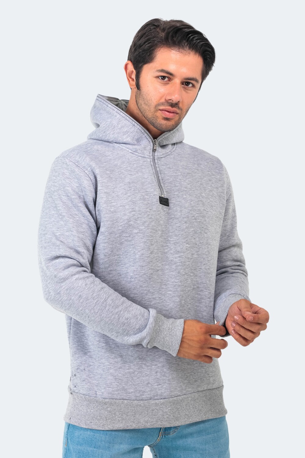 

Мужская толстовка Baha серая Slazenger, серый