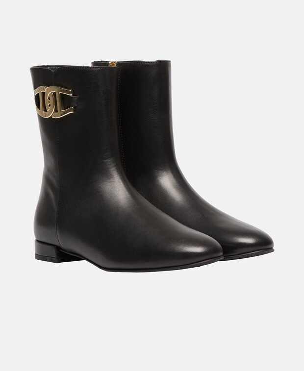 

Телячьи сапоги Aigner, черный