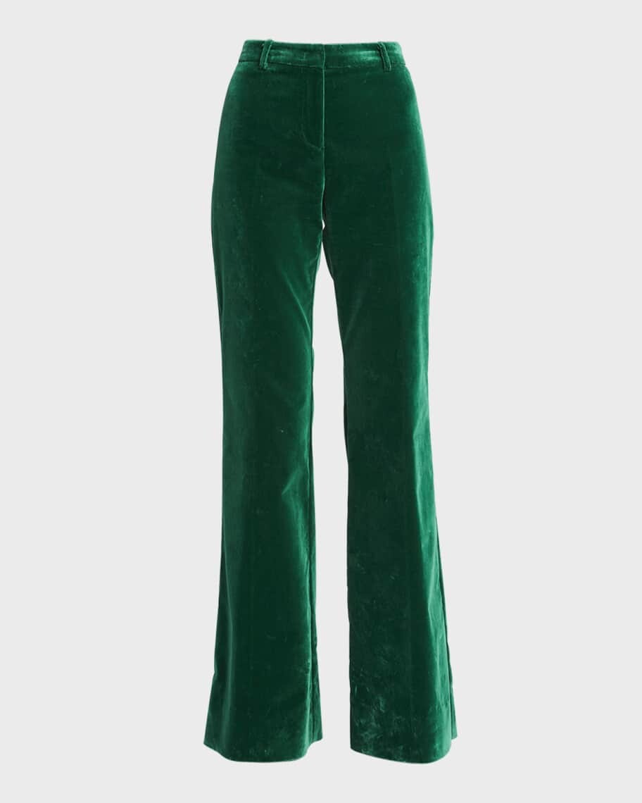 

Бархатные брючные брюки Bootcut Etro