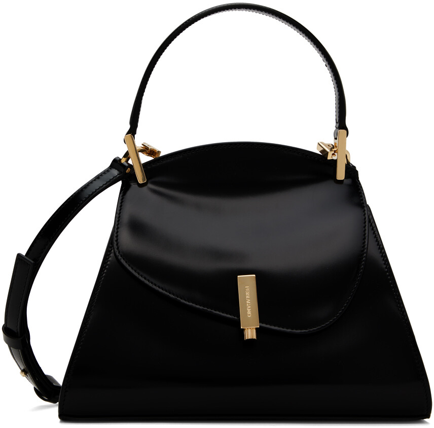 

Черная маленькая сумка с геометрическим рисунком Ferragamo