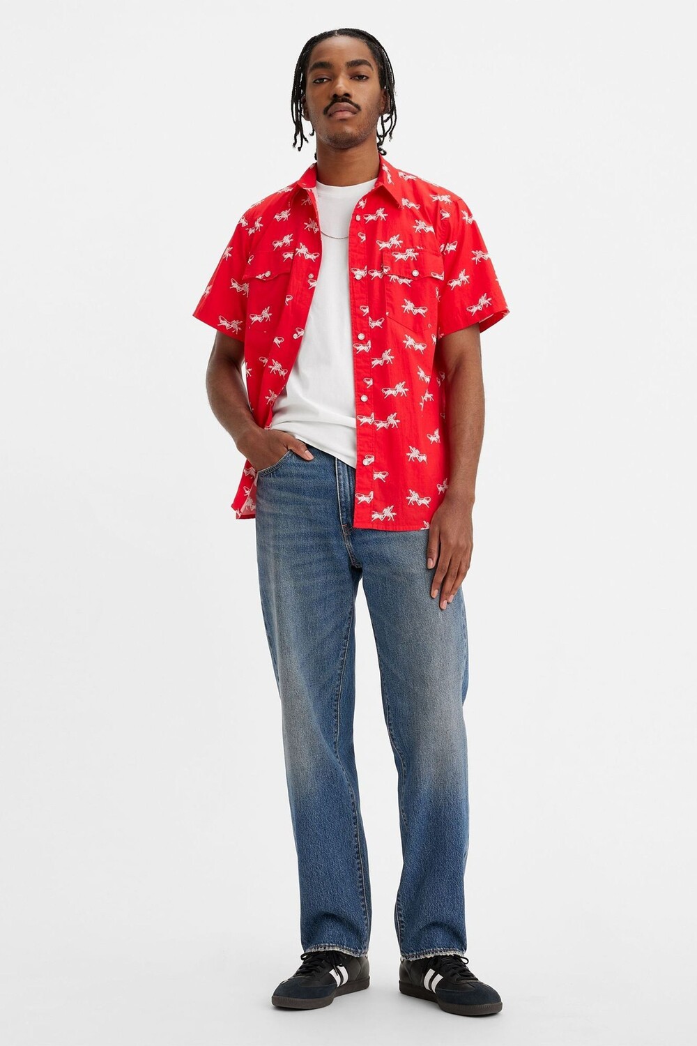 

568 Джинсы Stay свободного кроя Levi's, синий
