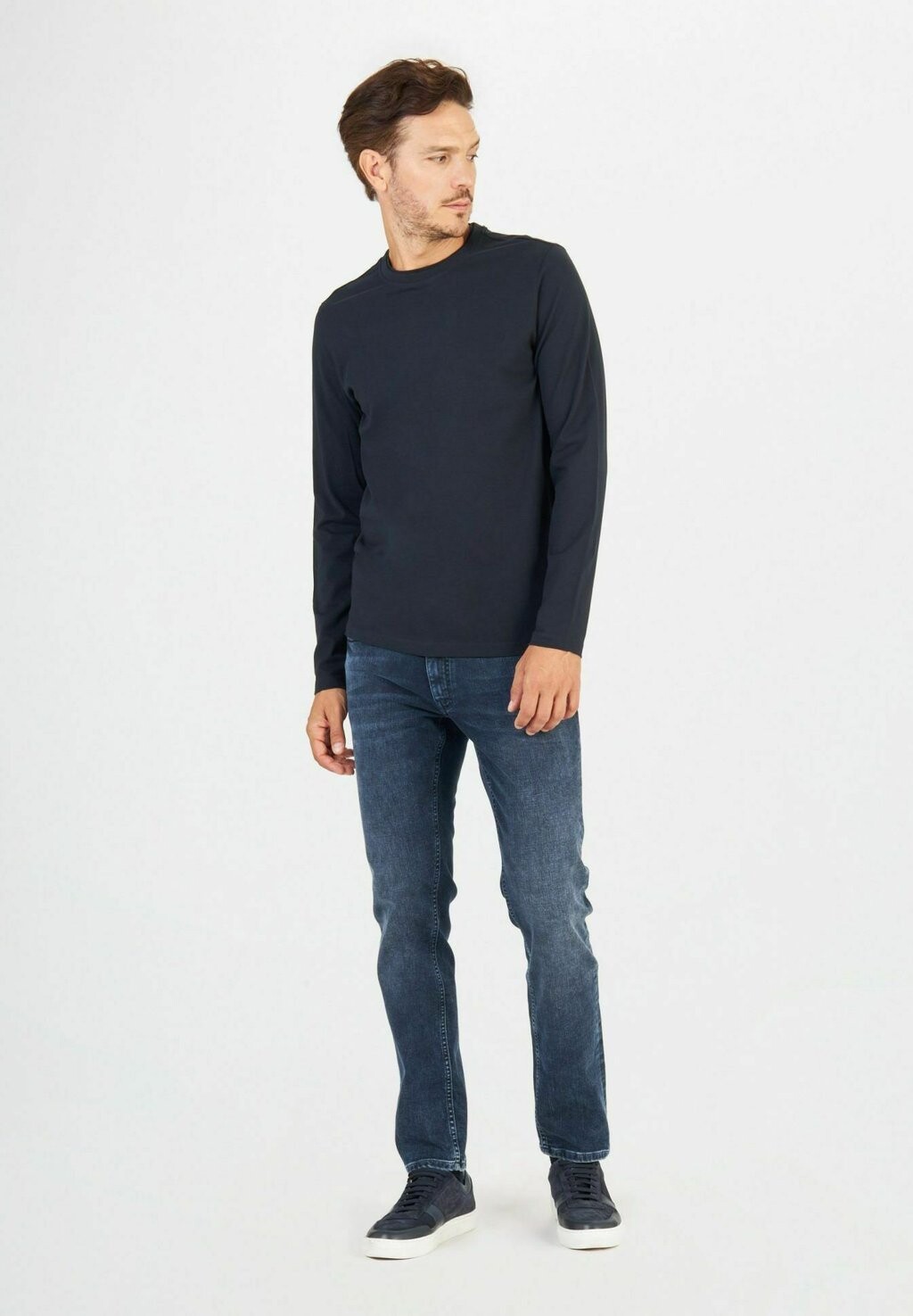 

Футболка с длинным рукавом Double Collar Conbipel, цвет blu scuro