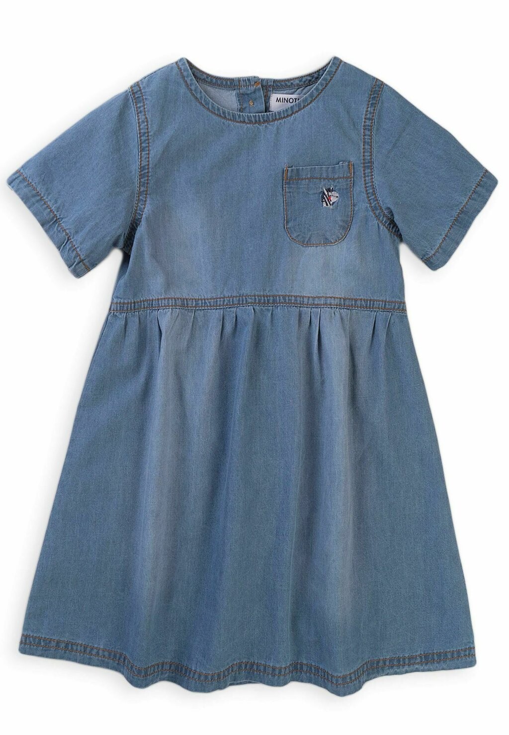 

Джинсовое платье MINOTI, цвет blue denim