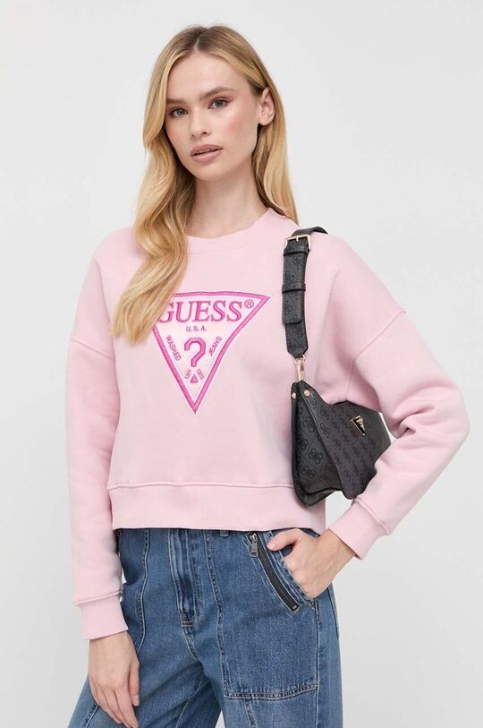 

Фуфайка Guess, розовый
