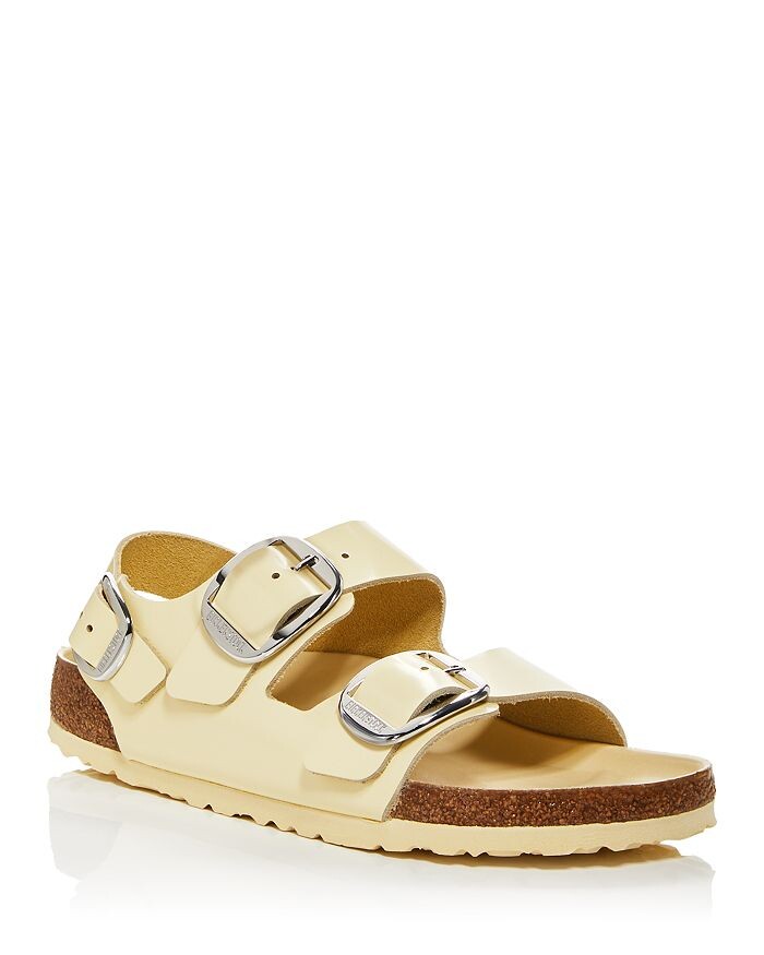 

Женские сандалии Milano High Shine с большой пряжкой Birkenstock