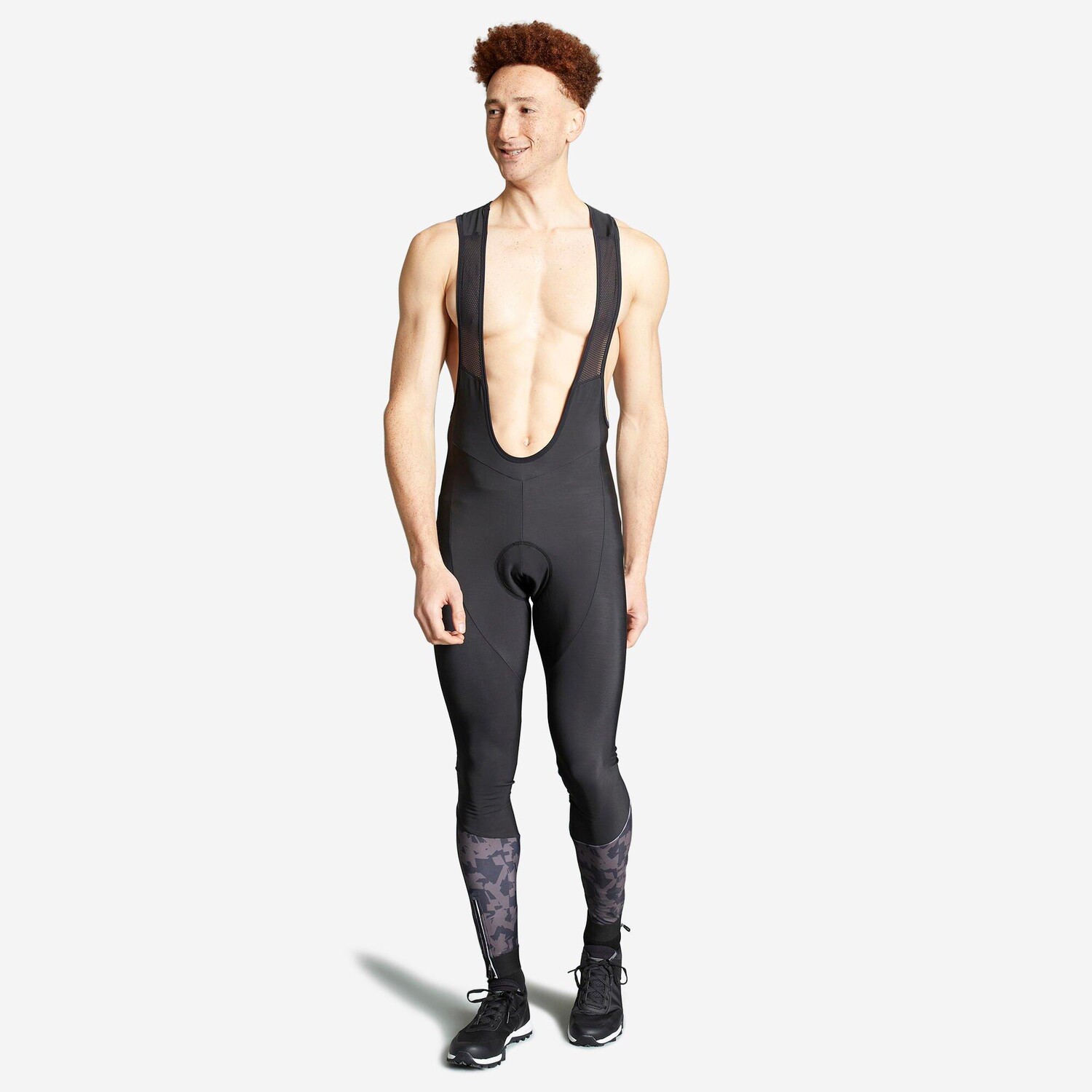 

Зимние тайтсы Decathlon для горного велосипеда Expl 500 Rockrider, черный