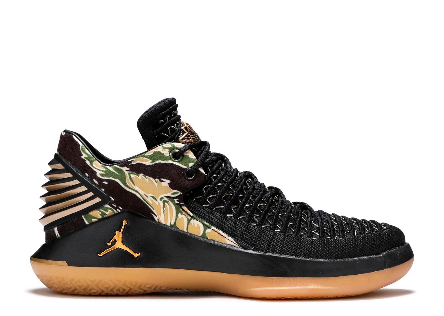 Кроссовки Air Jordan Air Jordan 32 Low Gs 'Camo', черный кроссовки nike air jordan 32 low pf camo черный мультиколор