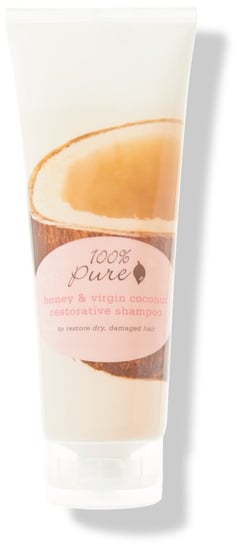 Шампунь для сухих и поврежденных волос - 100% Pure Honey & Virgin Coconut Shampoo. цена и фото