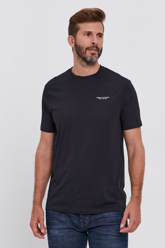 

Хлопковая футболка 8NZT91.Z8H4Z.NOS Armani Exchange, темно-синий