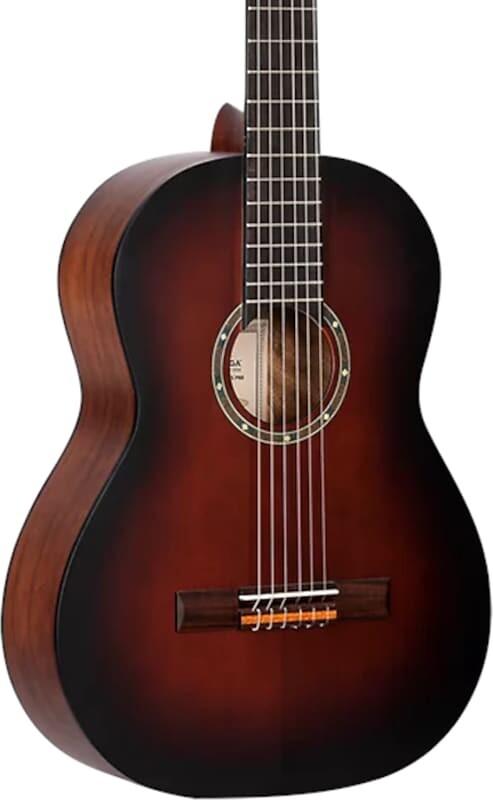 

Акустическая гитара Ortega R55BFT Family Series Pro Full Size Classical Guitar, Bourbon Fade