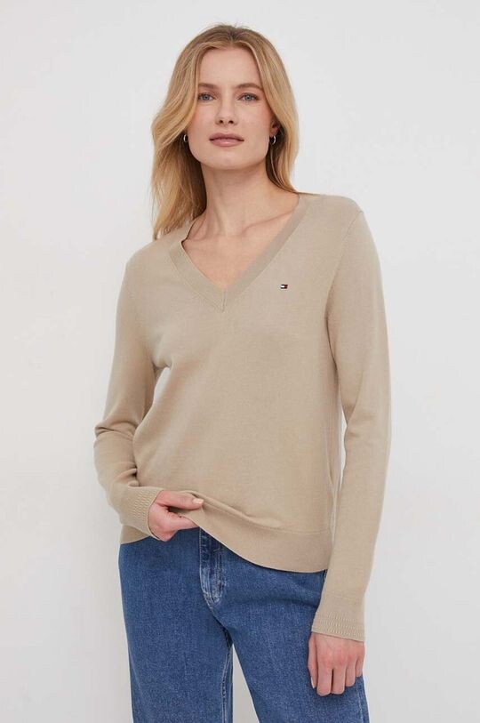 

Свитер Tommy Hilfiger, бежевый