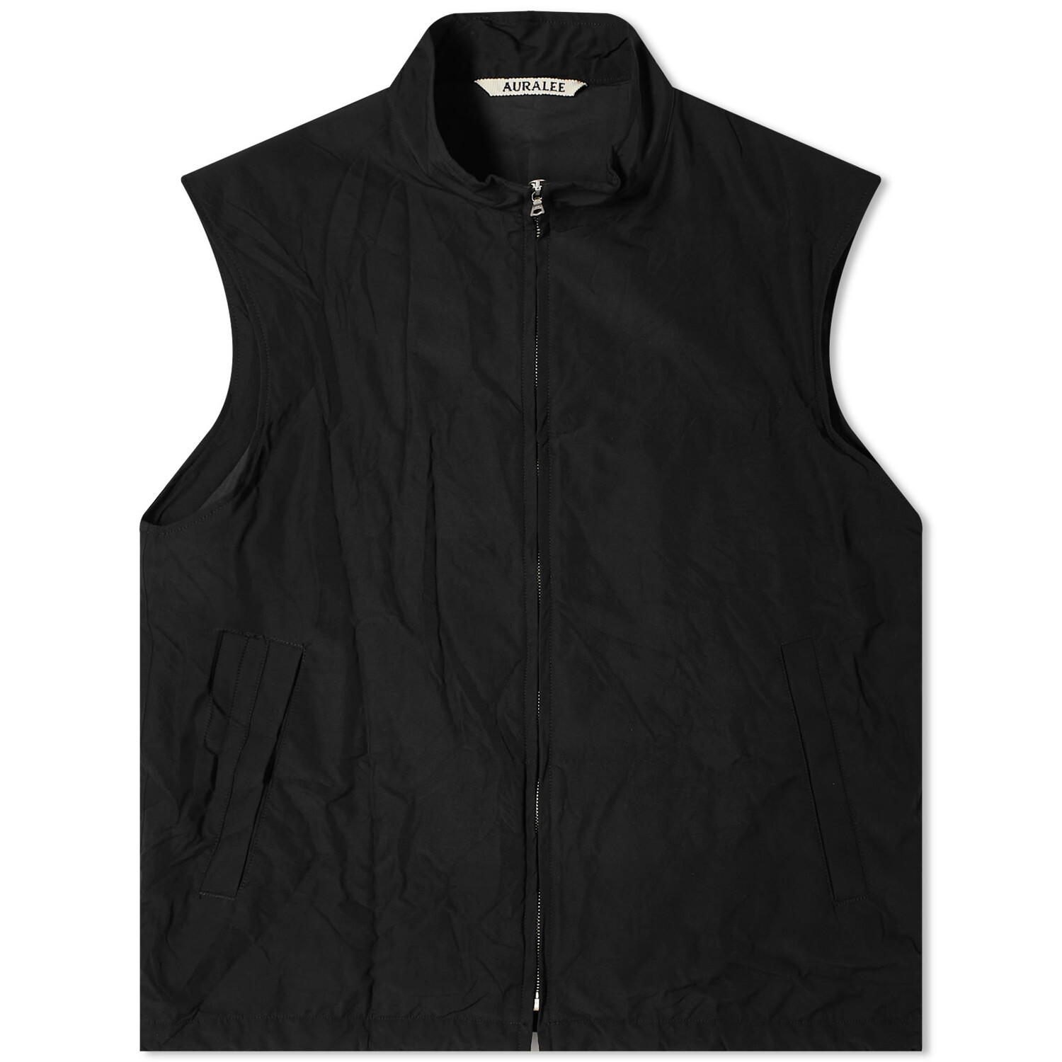 

Жилет Auralee Wool Poplin Vest, черный