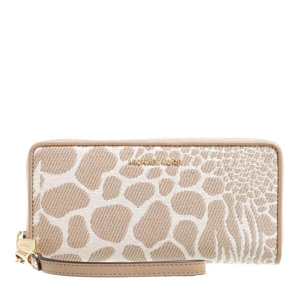 

Кошелек travel continental camel Michael Michael Kors, бежевый