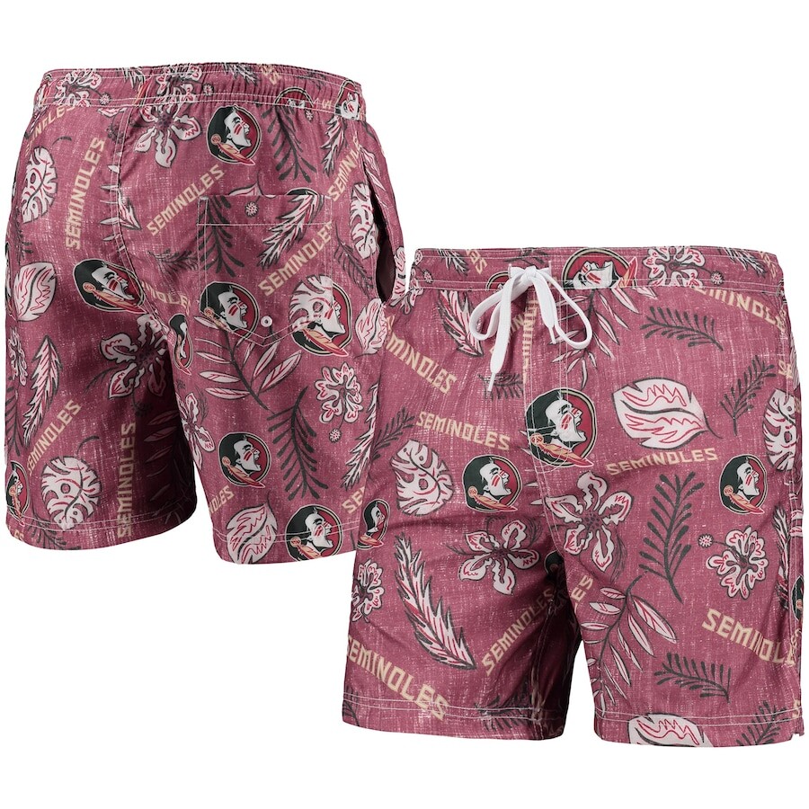 

Пляжные шорты Wes & Willy Florida State Seminoles, гранатовый