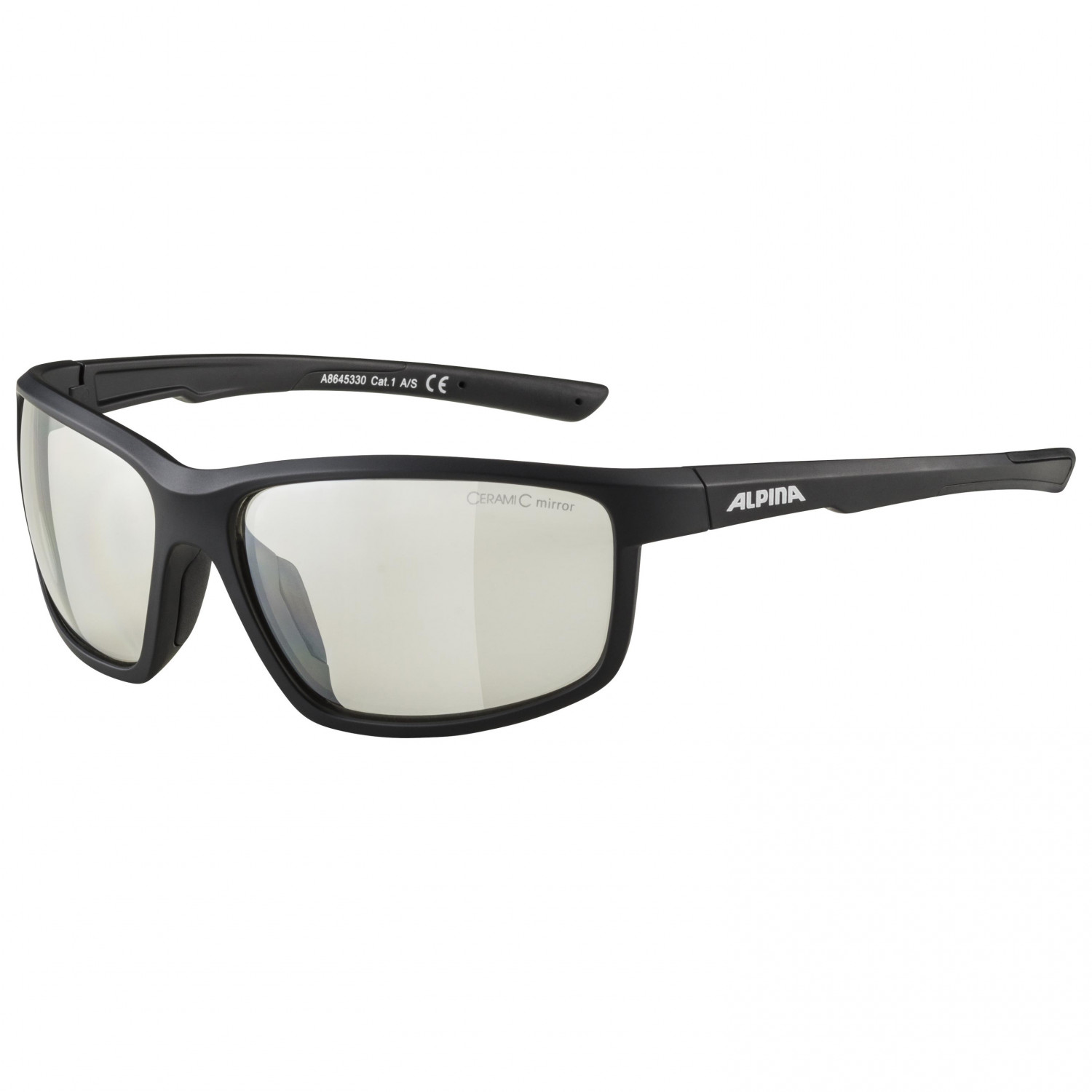 цена Велосипедные очки Alpina Defey Mirror Cat 1, цвет Black Matt