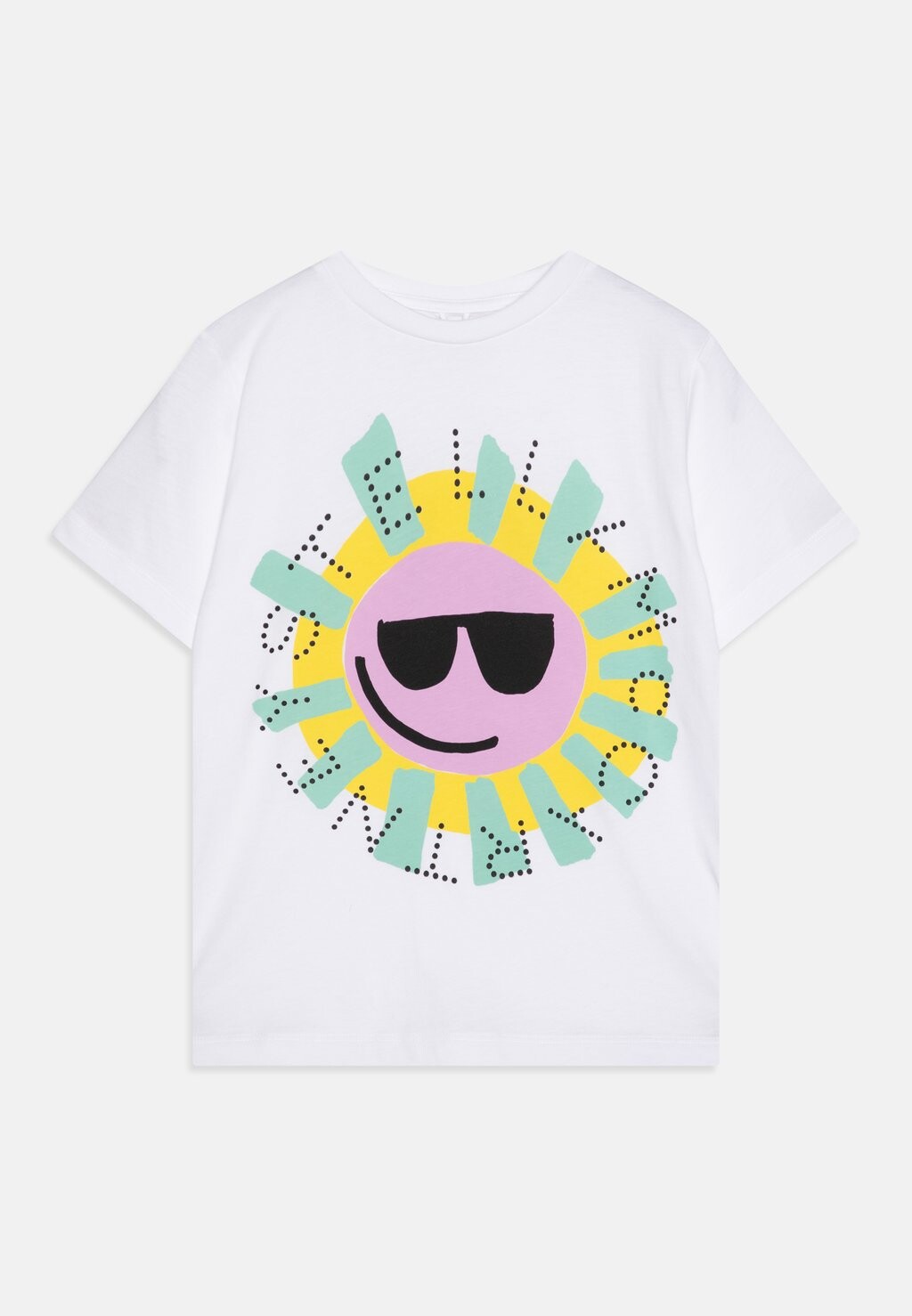

Футболка с принтом GIRL Stella McCartney Kids, цвет white