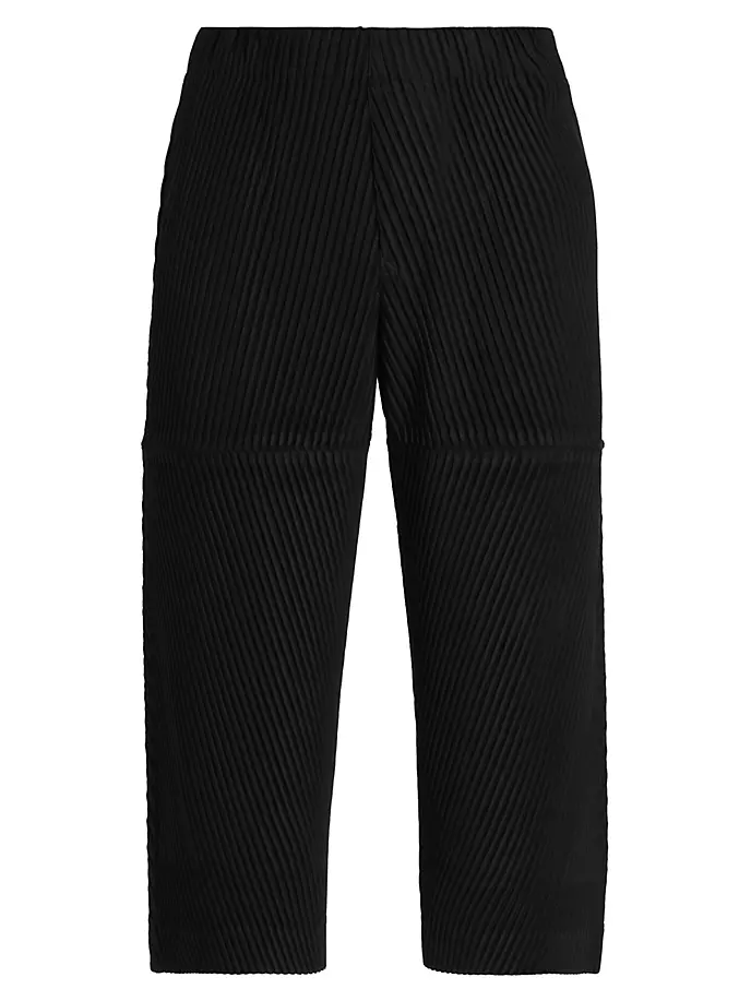 

Брюки со складками и эластичным поясом Homme Plissé Issey Miyake, черный