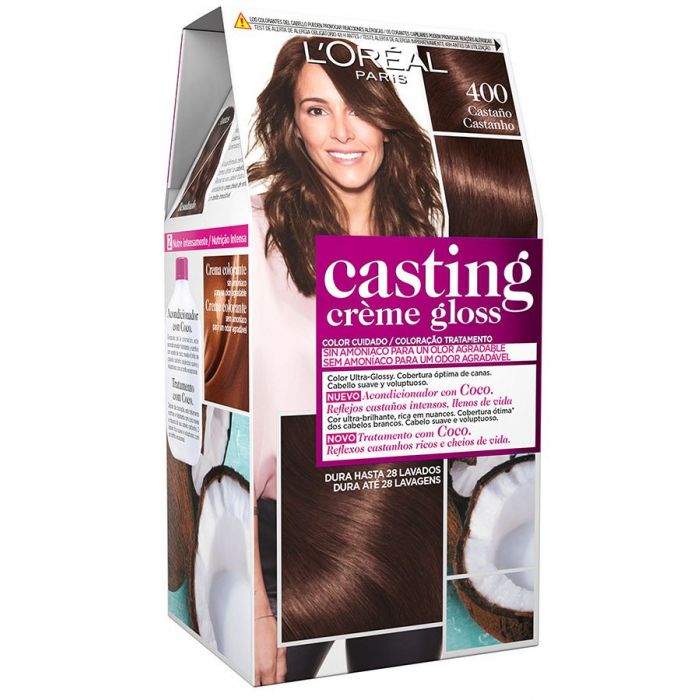 Краска для волос Casting Creme Gloss Tintes L'Oréal París, 400 Castaño