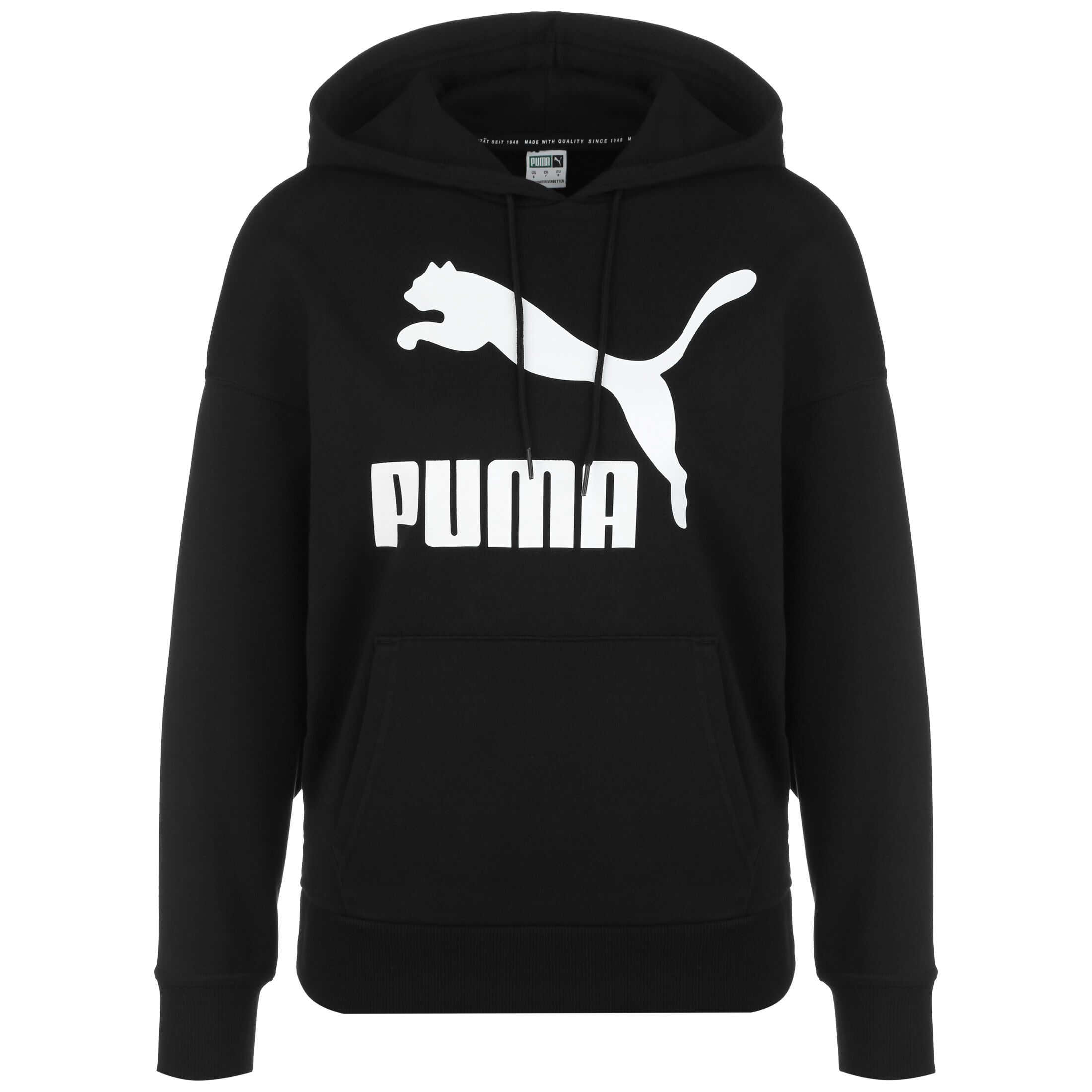 цена Толстовка Puma Kapuzenpullover Classics Logo, черный