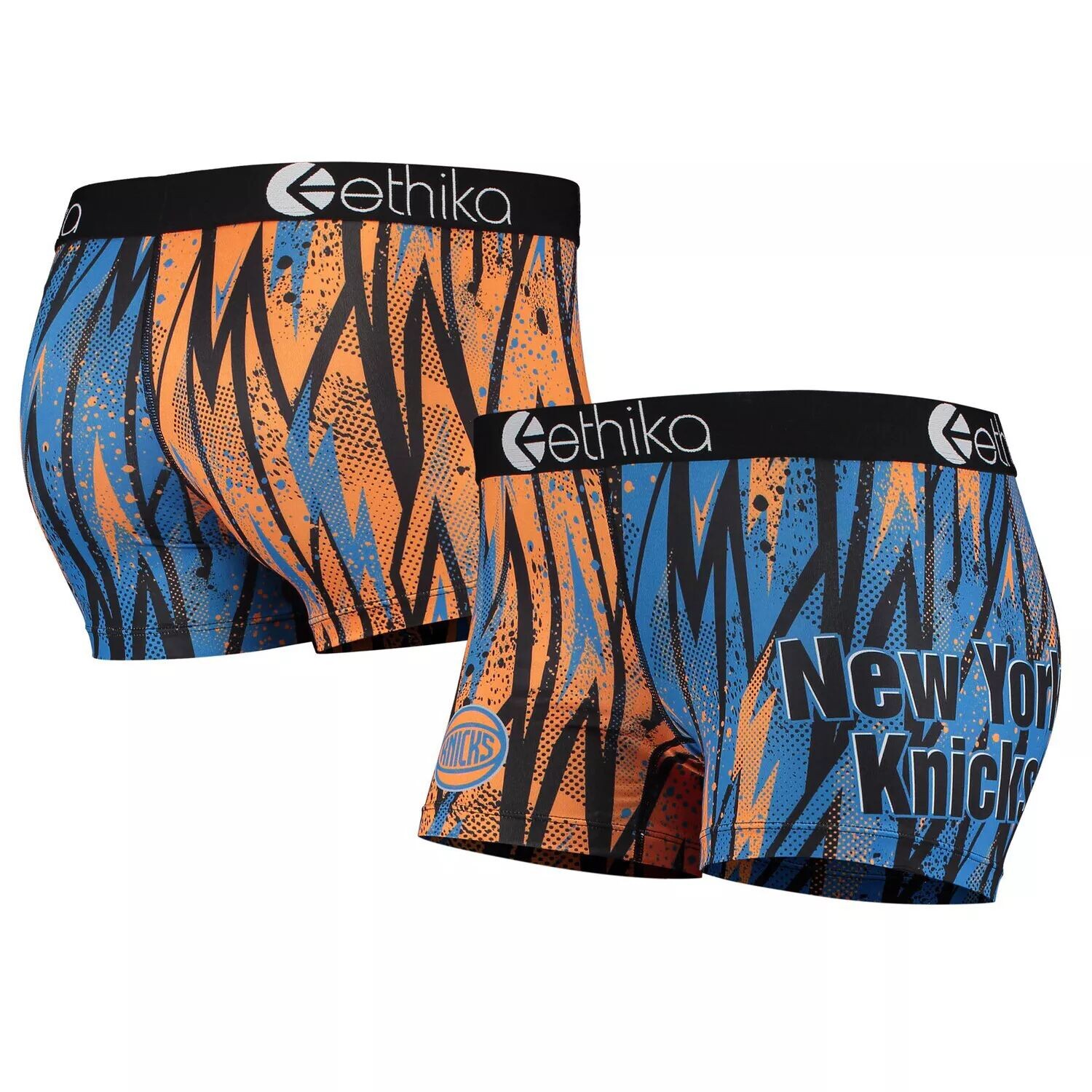 

Женское классическое штапельное нижнее белье Ethika Orange New York Knicks