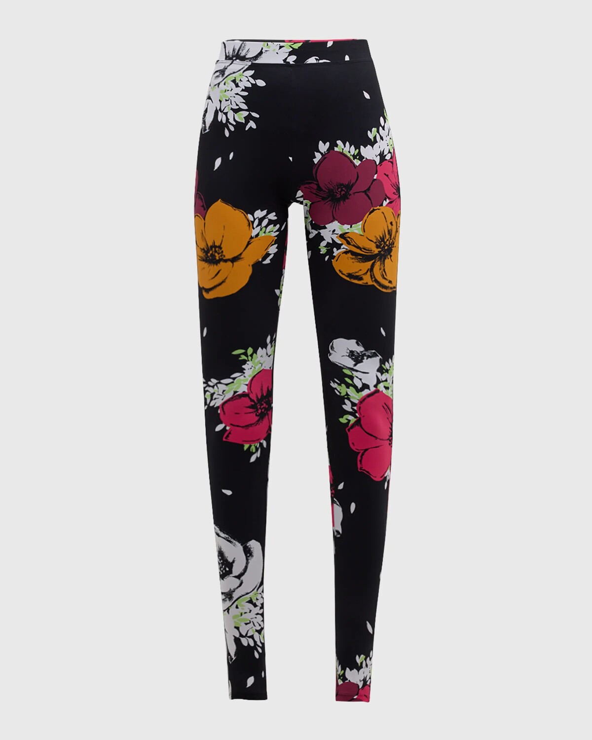 

Леггинсы с цветочным принтом Moschino Jeans, цвет Multi Black