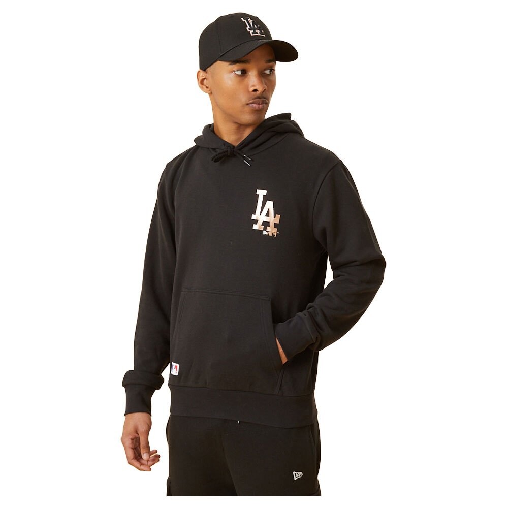 

Худи New Era MLB Team Logo Metallic Los Angeles Dodgers, черный