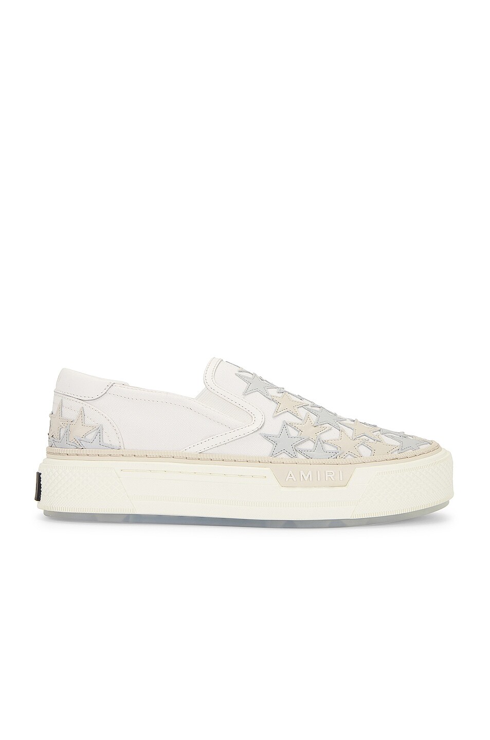 

Кроссовки Amiri Stars Court Slip On, цвет Alabaster