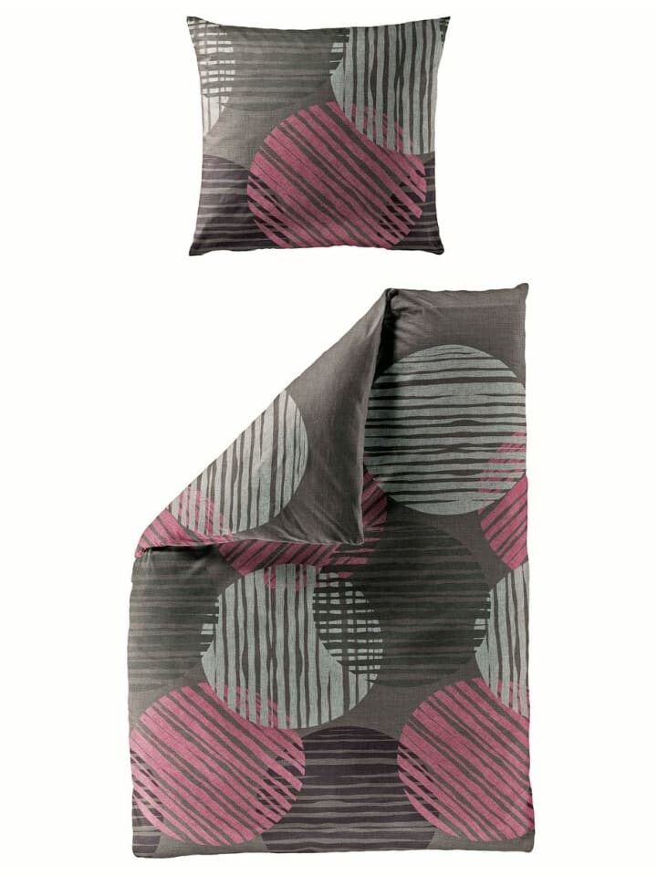 

Постельное белье JACK 2 tlg Mako Satin 135x200cm Kreise, цвет lila/grau