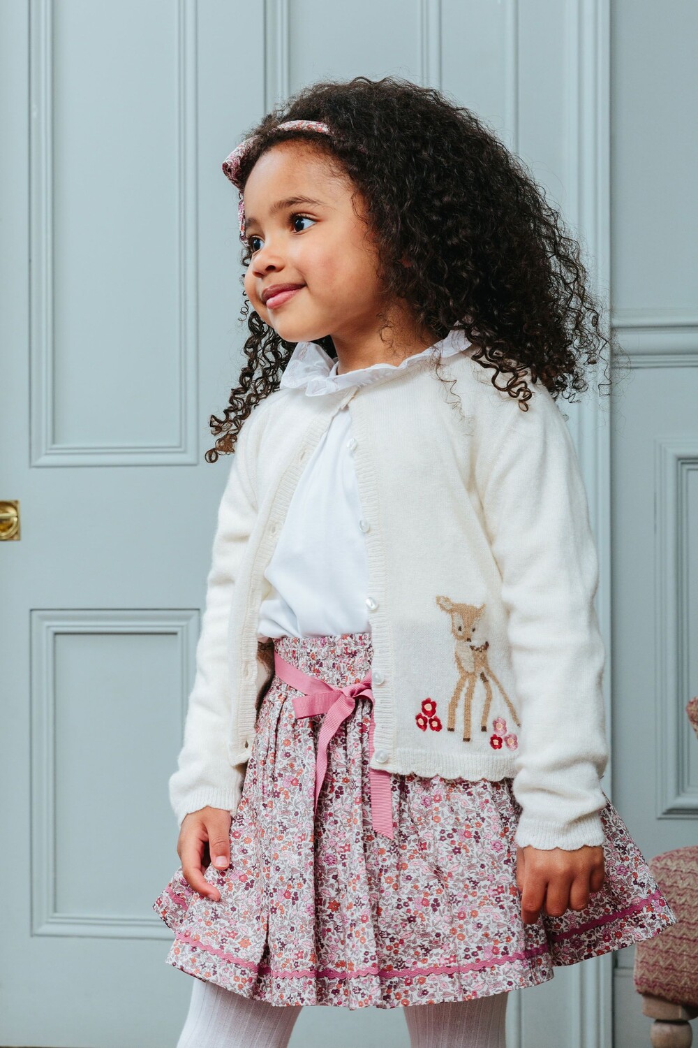 

Белый кардиган Winter Fawn Trotters London, белый