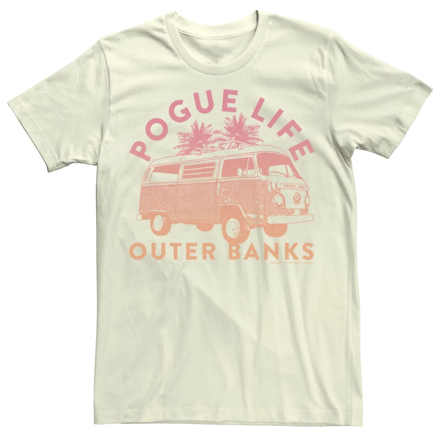 Мужская футболка Outer Banks Pogue Life VW Van Licensed Character мужская футболка outer banks obx pogue life licensed character