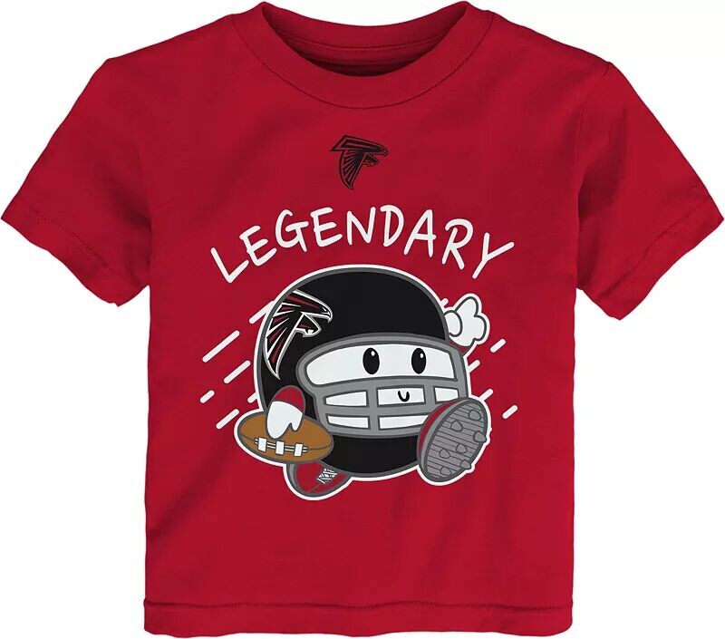 

Nfl Team Apparel Для малышей Atlanta Falcons Poki Красная футболка