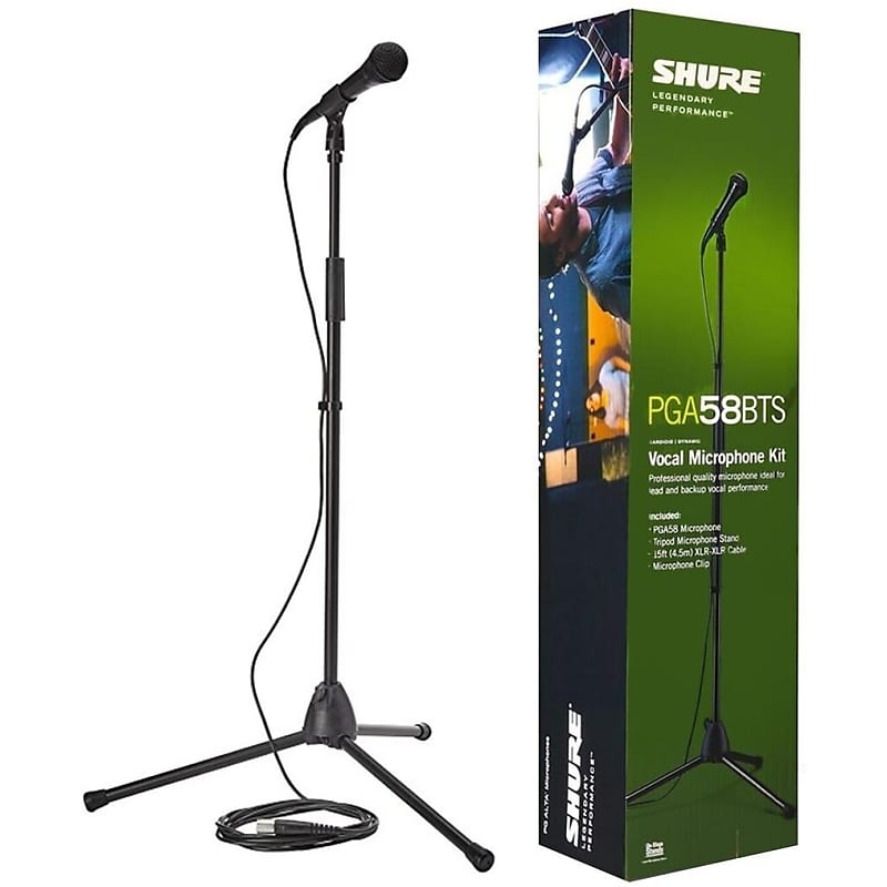 Динамический вокальный микрофон Shure PGA58BTS Performance Kit