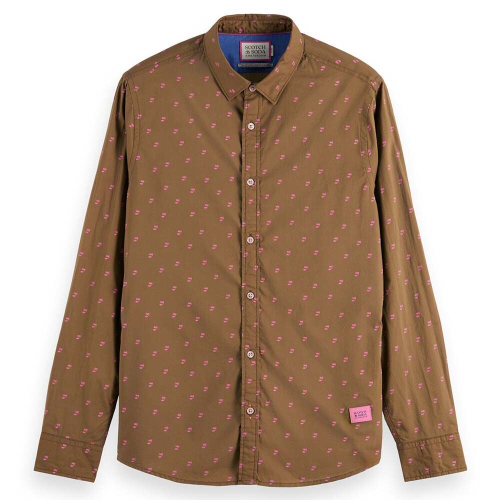 

Рубашка с длинным рукавом Scotch & Soda 172948, коричневый