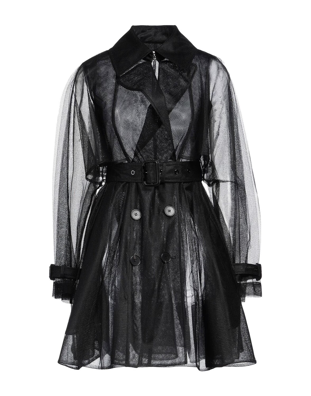 

Тренч Alexander Mcqueen, черный