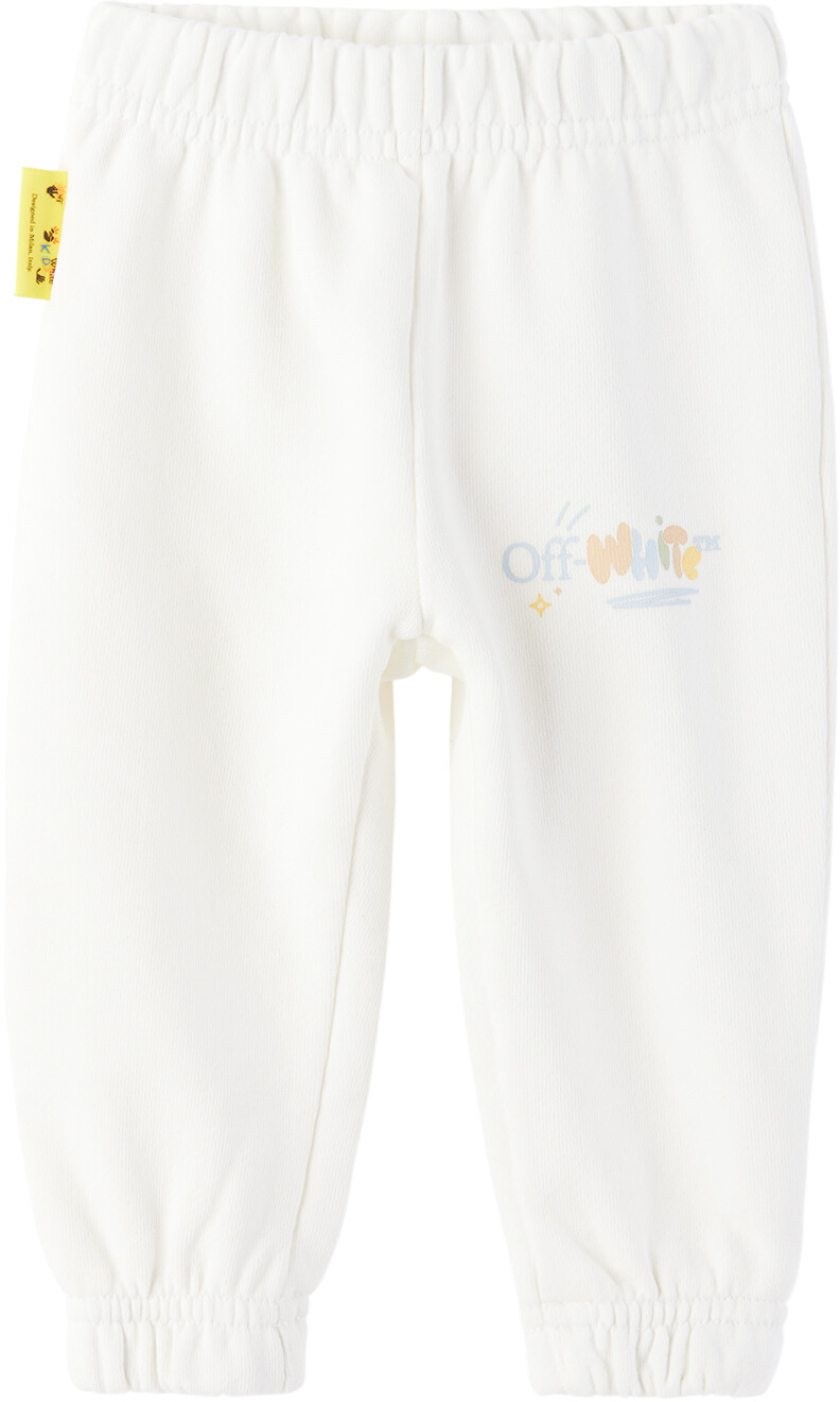 

Детские белые забавные спортивные штаны Off-White, Белый