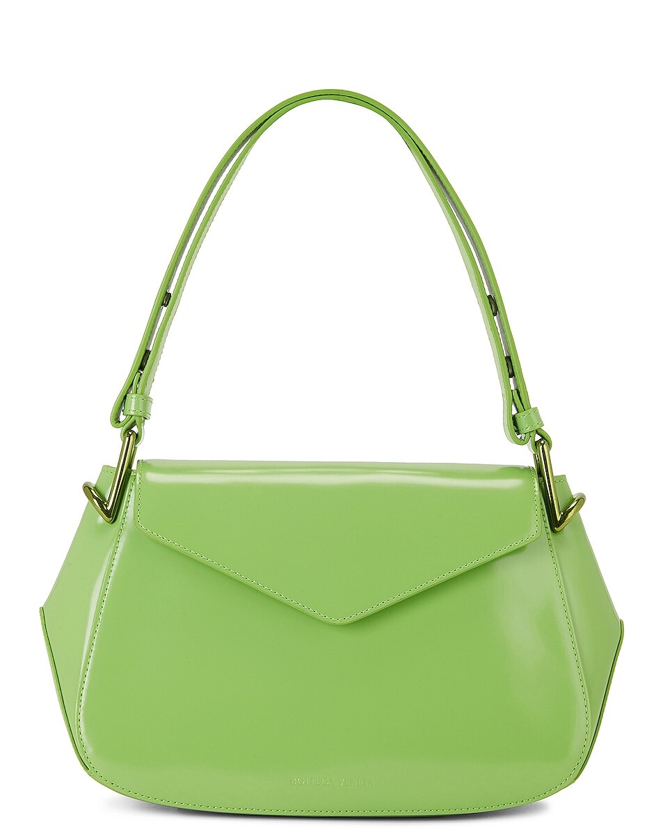 

Сумка через плечо Bottega Veneta V Ring Crossbody, цвет Acid Green & Silver