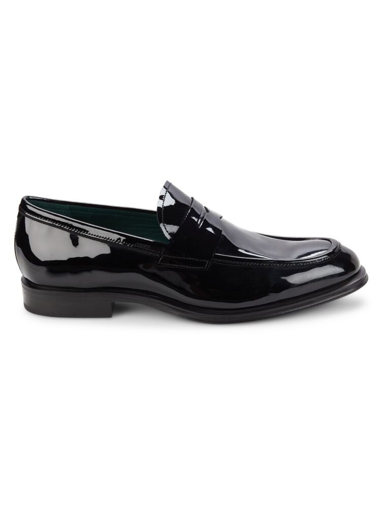 

Современные классические лакированные кожаные пенни-лоферы Cole Haan, черный