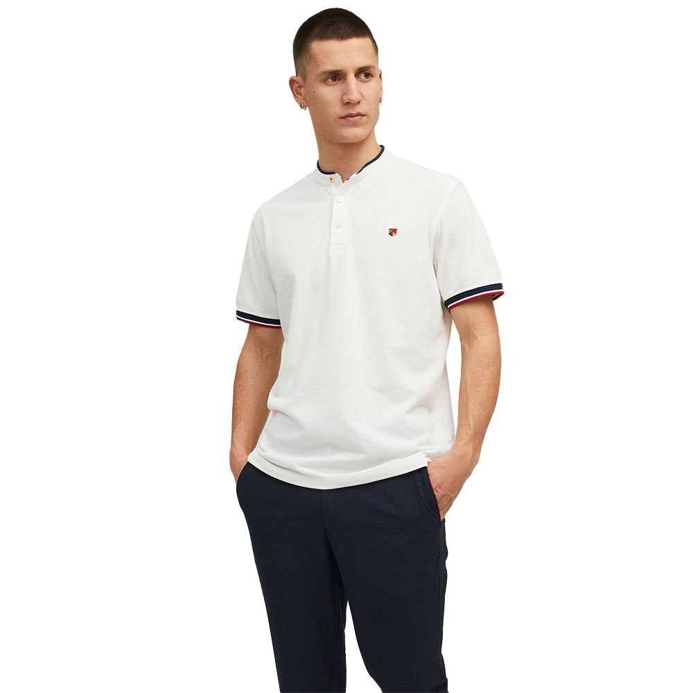 

Поло с коротким рукавом Jack & Jones Bluwin Mao, белый