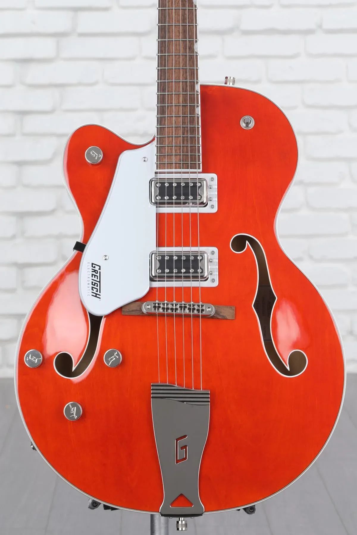 

Gretsch G5420LH Electromatic Classic Hollowbody одинарная электрогитара для левой руки - оранжевое пятно