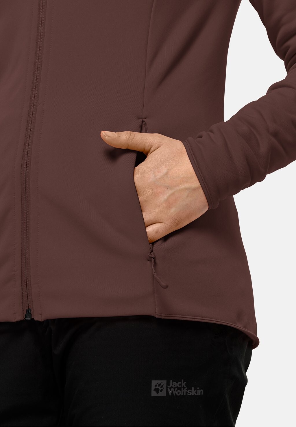 

Уличная куртка BAISELBERG FZ Jack Wolfskin, коричневый