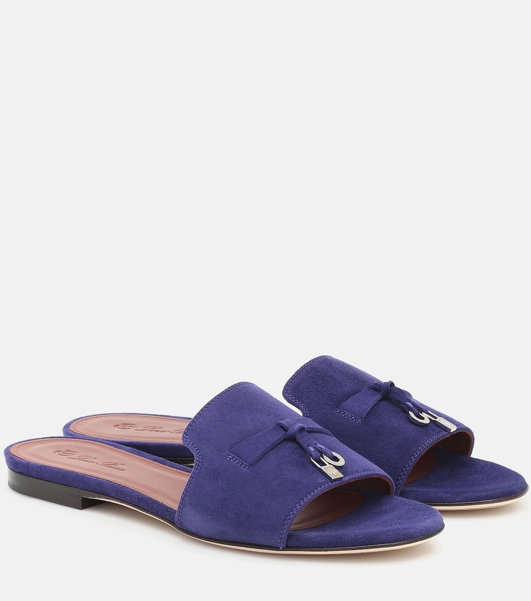 

Замшевые сандалии Summer Charms Loro Piana, фиолетовый