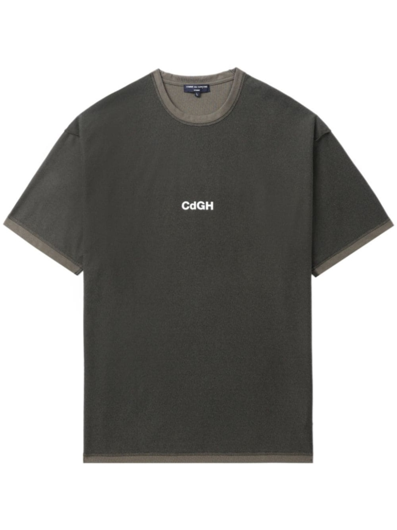 

Comme des Garçons Homme футболка с логотипом, зеленый