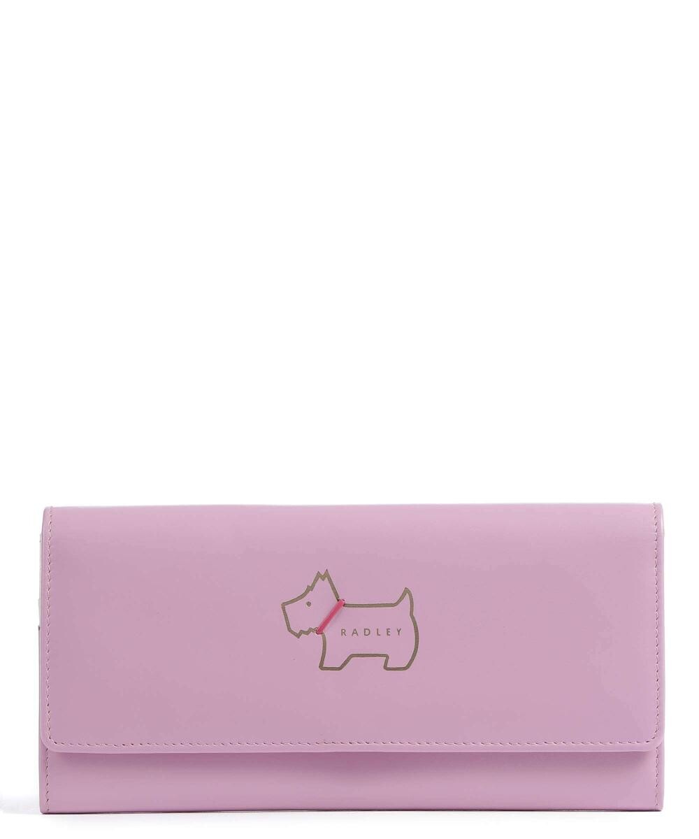 

Кошелек Heritage с контуром собаки из мелкозернистой яловой кожи Radley London, розовый