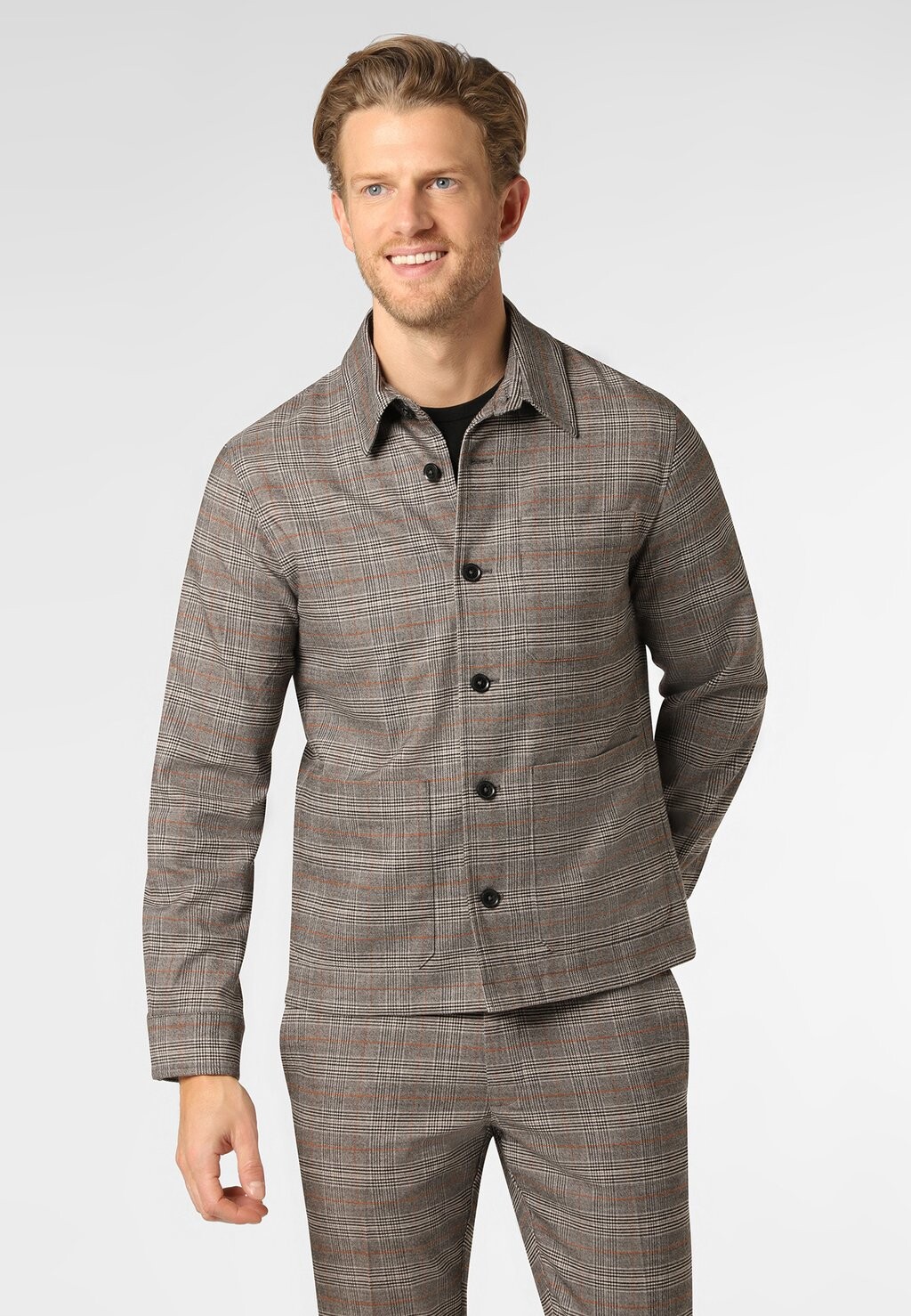 

Короткое пальто Finshley & Harding London, Серый