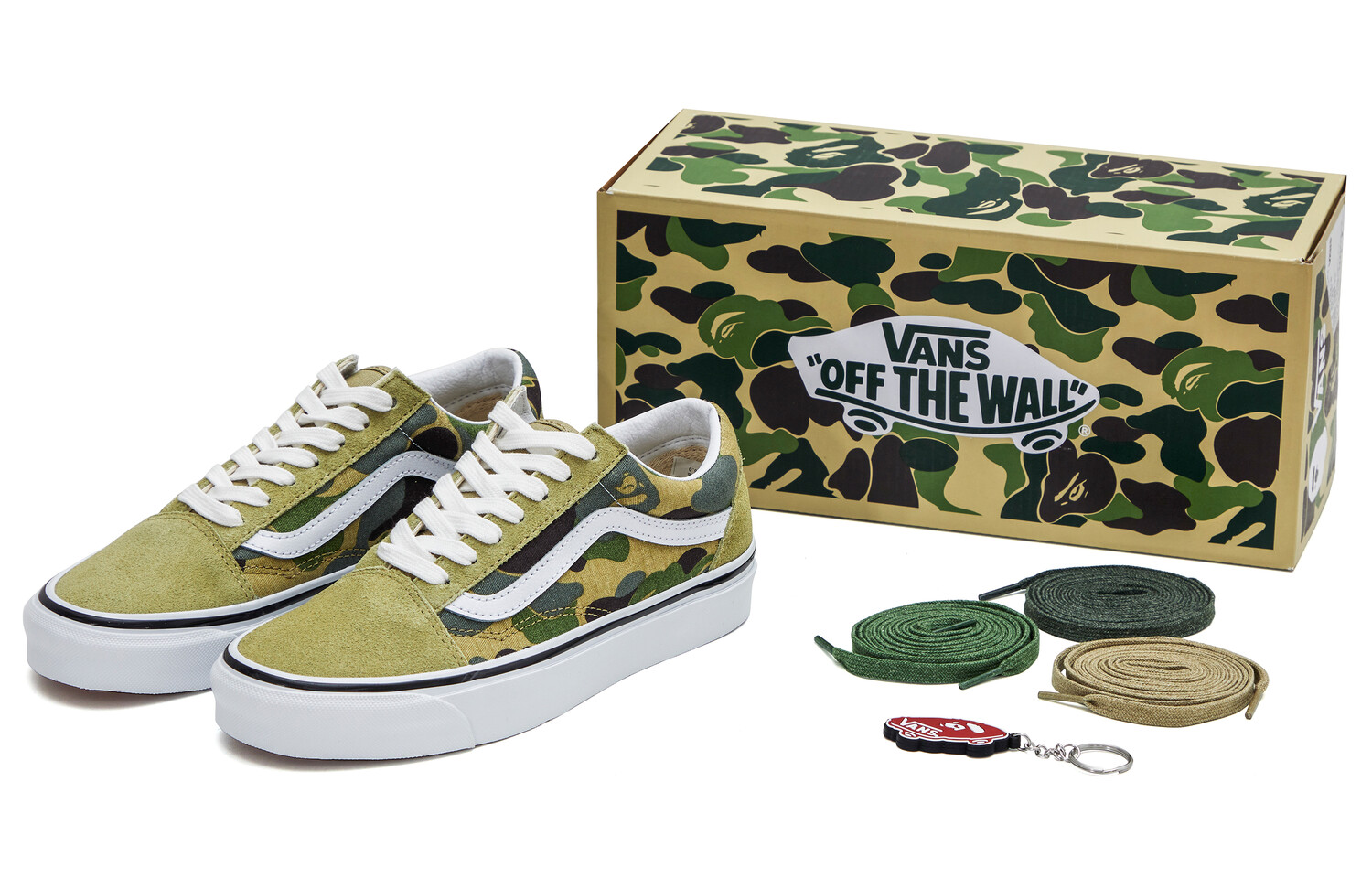 

Кроссовки для скейтбординга BAPE x Vans Old Skool 36 DX унисекс, коричневые