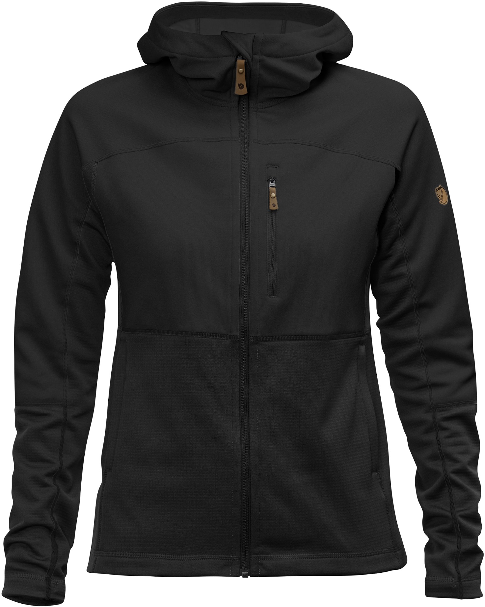 Флисовая куртка Abisko Trail — женская Fjallraven, черный куртка abisko midsummer мужская fjallraven хаки