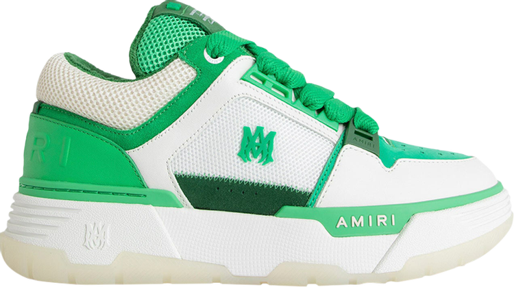 Кроссовки Amiri MA-1 'White Green', зеленый