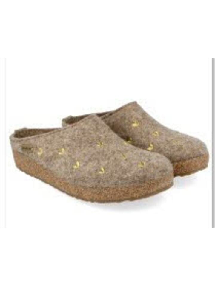 

Тапочки HAFLINGER Damen Grizzly Cuoricini, бежевый