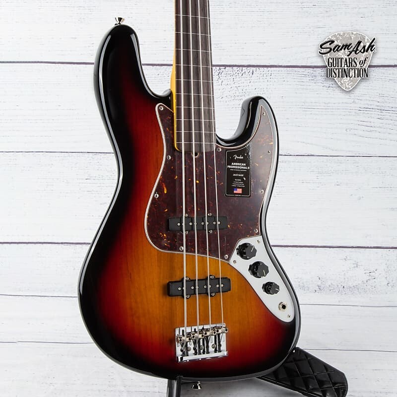 

Басс гитара Fender American Professional II Jazz Bass Fretless Bass Guitar