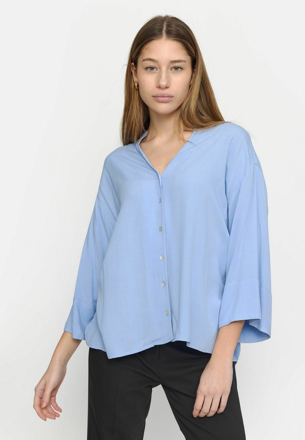 Блузка-рубашка PANSY WIDE Soft Rebels, цвет hydrangea